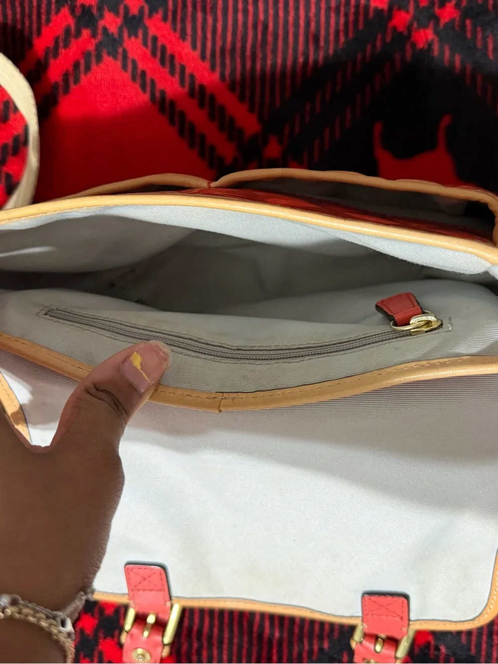 Coach Coral Patent Signature Crossbody Bag - Picture 7 of 10